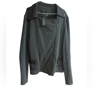 Lemon Tart Dark Gray Women's Lightweight Jacket  Size L NWT